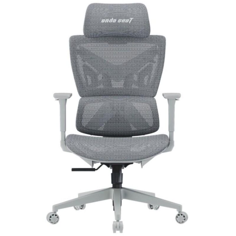 Anda Seat X-Air Mega Mesh Gaming Chair Ash Grey – Side View