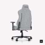"AndaSeat Novis XL Ergonomic Gaming Chair – Ash Gray Linen Fabric"