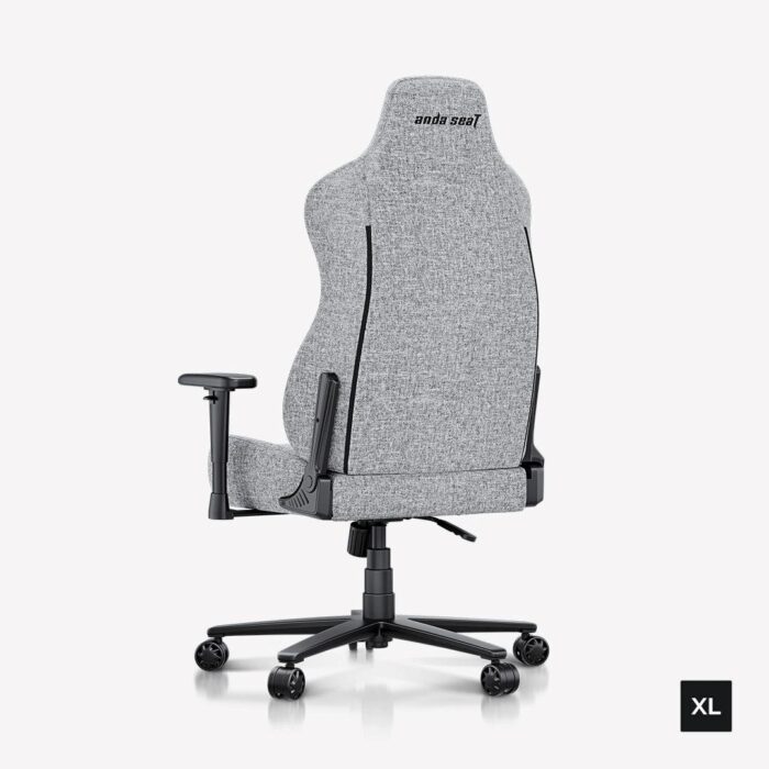"AndaSeat Novis XL Ergonomic Gaming Chair – Ash Gray Linen Fabric"