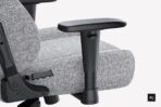 "AndaSeat Novis XL Ergonomic Gaming Chair – Ash Gray Linen Fabric"