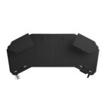AndaSeat Shadow Warrior Electric Gaming Desk with RGB Lighting – Black