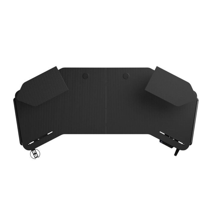 AndaSeat Shadow Warrior Electric Gaming Desk with RGB Lighting – Black