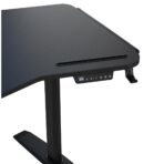 AndaSeat Shadow Warrior Electric Gaming Desk with RGB Lighting – Black
