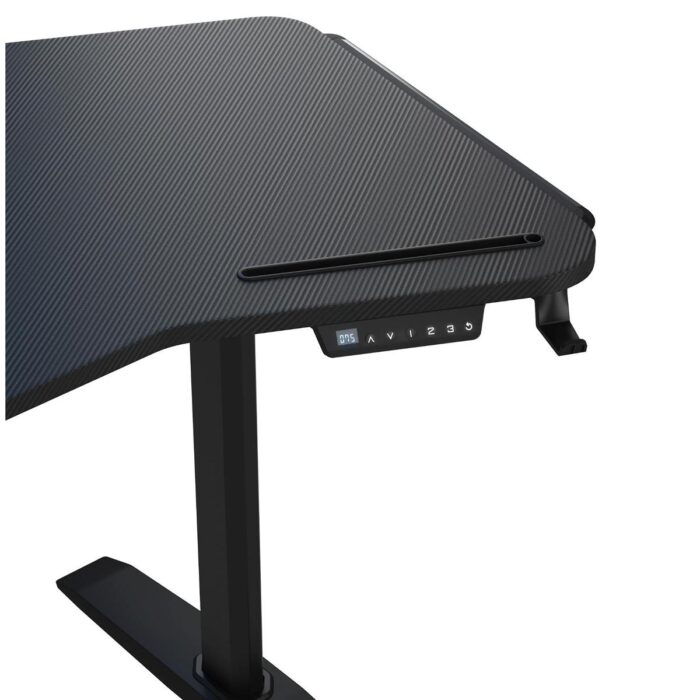 AndaSeat Shadow Warrior Electric Gaming Desk with RGB Lighting – Black