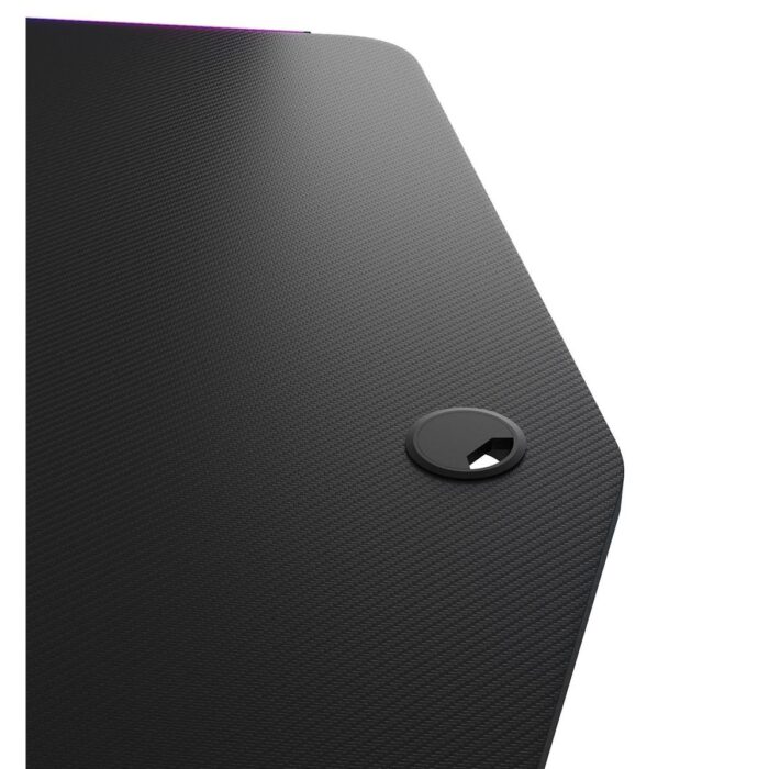 AndaSeat Shadow Warrior Electric Gaming Desk with RGB Lighting – Black