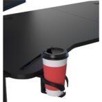 AndaSeat Shadow Warrior Electric Gaming Desk with RGB Lighting – Black