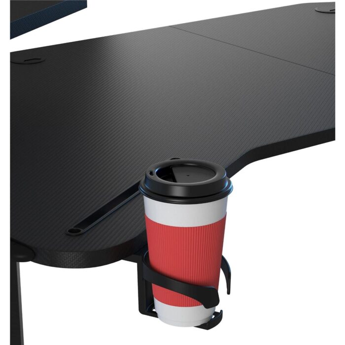 AndaSeat Shadow Warrior Electric Gaming Desk with RGB Lighting – Black