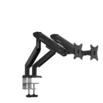 AndaSeat Stealth Pro II Duo A9-2S Dual Monitor Arm in Black and White