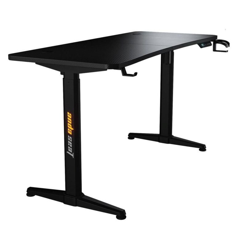 AndaSeat Terminator Electric Gaming Desk with adjustable RGB height and cable management