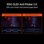 Asus ROG Swift OLED PG27UCDM 27″ gaming monitor angled view