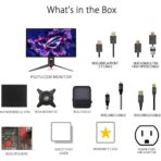 Asus ROG Swift OLED PG27UCDM 27″ gaming monitor angled view