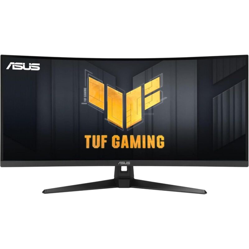 ASUS TUF Gaming VG34VQ3B 34-inch Ultrawide Curved Monitor Front View