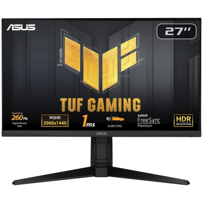 ASUS TUF Gaming VG27AQML1A 27-inch QHD 260Hz Gaming Monitor