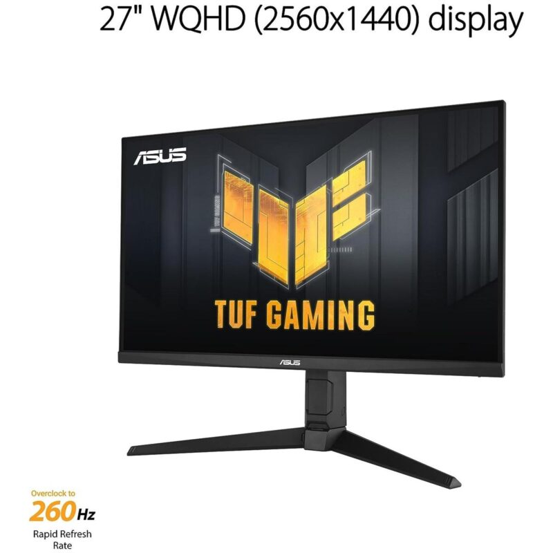 ASUS TUF Gaming VG27AQML1A 27-inch QHD 260Hz Gaming Monitor