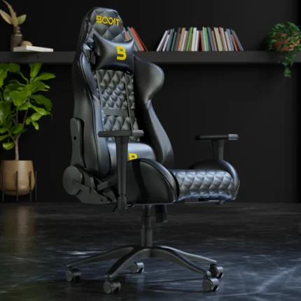 Boost Synergy Gaming Chair in black and red PU leather