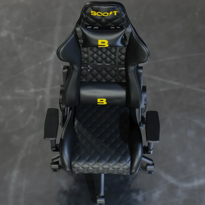 Boost Synergy Gaming Chair in black and red PU leather