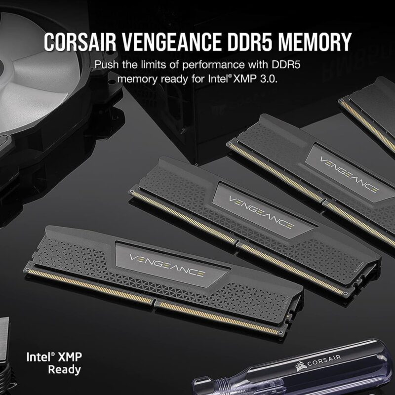 Corsair Vengeance 96GB DDR5 RAM 7000MHz CL40 – Black