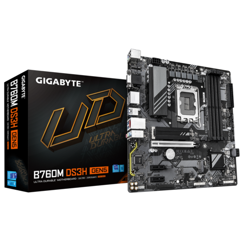 GIGABYTE B760M Motherboard with DDR5 and WiFi 6E