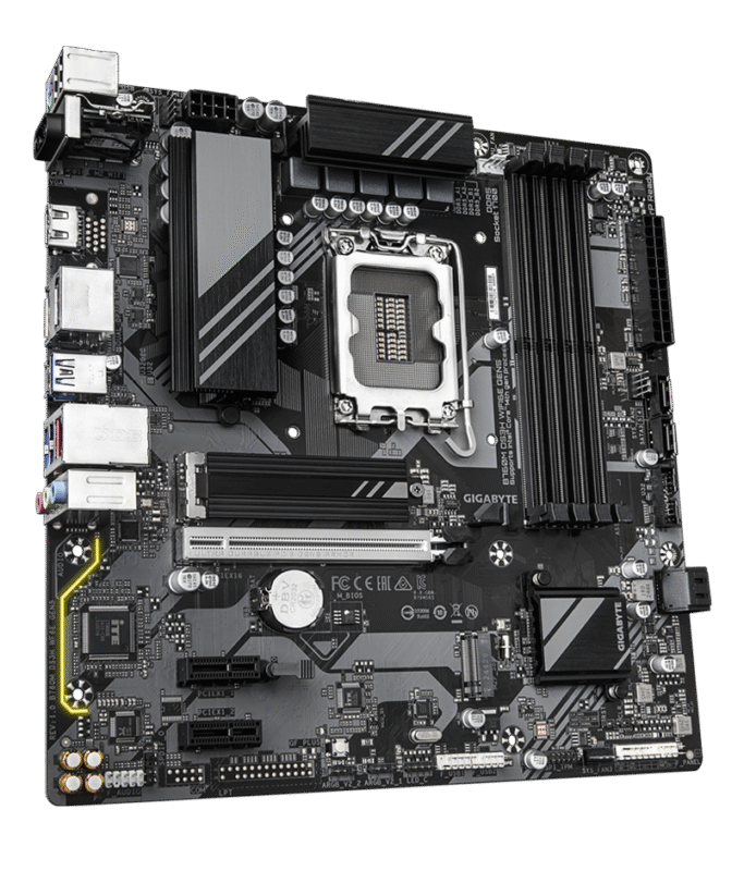 GIGABYTE B760M Motherboard with DDR5 and WiFi 6E