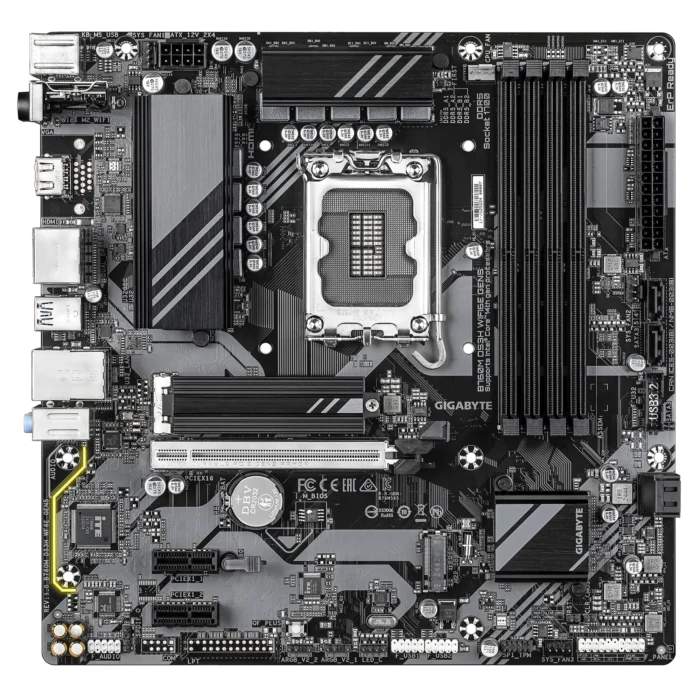 GIGABYTE B760M Motherboard with DDR5 and WiFi 6E