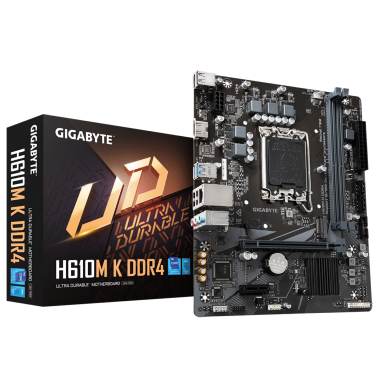 Intel H610 LGA1700 Micro-ATX Motherboard with DDR4 and HDMI