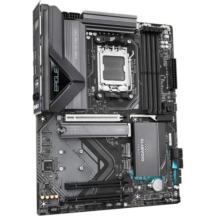 GIGABYTE X870 AM5 Motherboard with USB4, Wi-Fi 7, and DDR5 slots