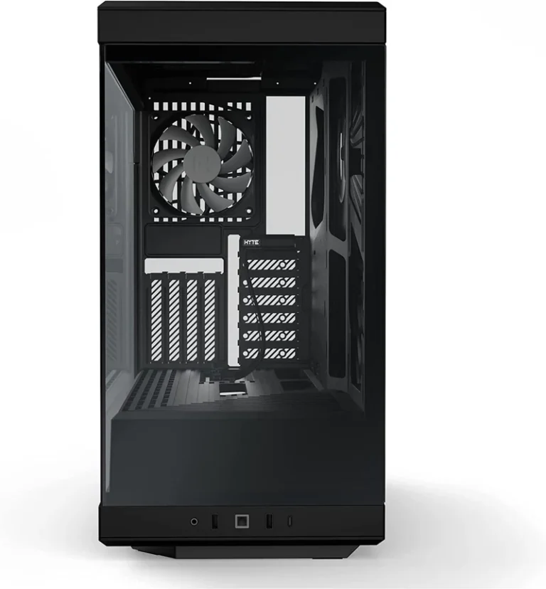 Hyte Y40 S-Tier Aesthetic Mid-Tower ATX Gaming Case in Pitch Black