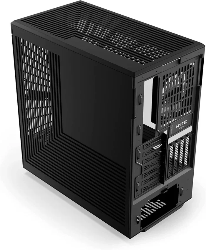 Hyte Y40 S-Tier Aesthetic Mid-Tower ATX Gaming Case in Pitch Black