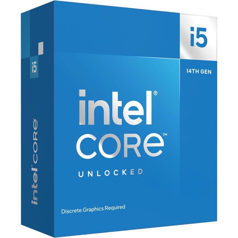 Intel Core i5-14600KF Processor – 14 Cores, 5.3GHz Turbo