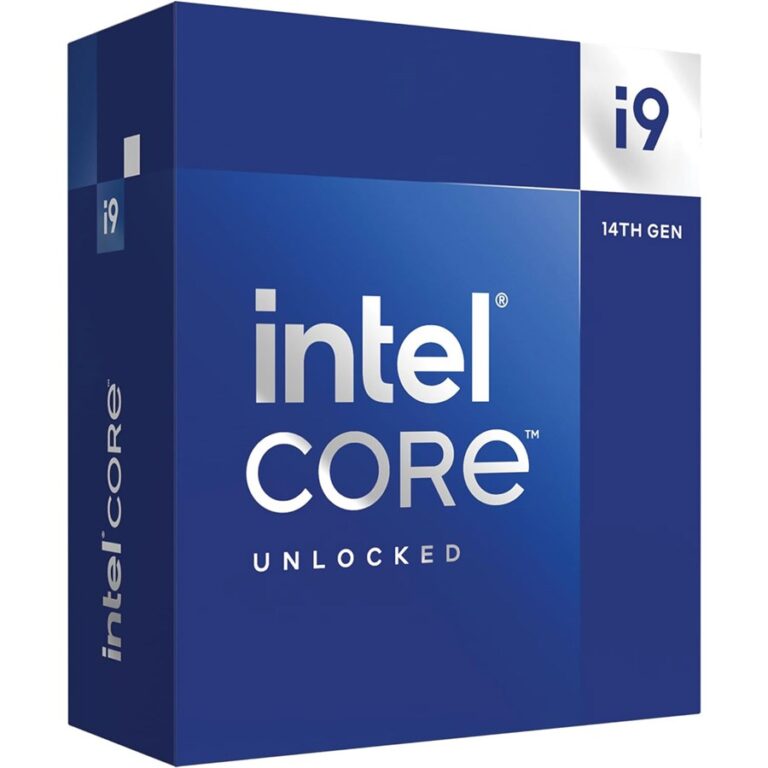 Intel Core i9-14900K Processor Front and Box View