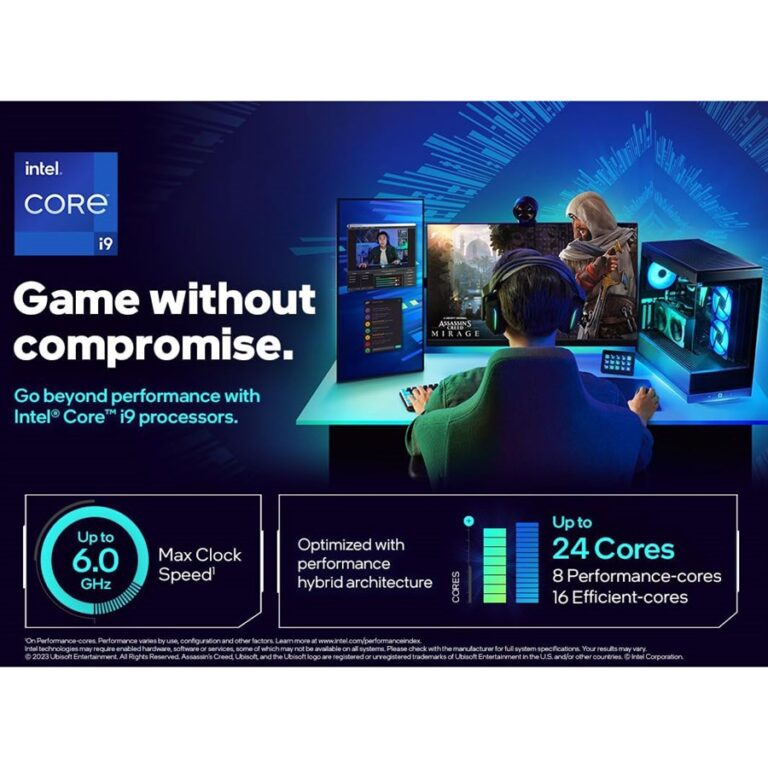 Intel Core i9-14900K Processor Front and Box View