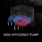 MSI MAG Coreliquid A13 240mm ARGB CPU Liquid Cooler with dual 120mm fans
