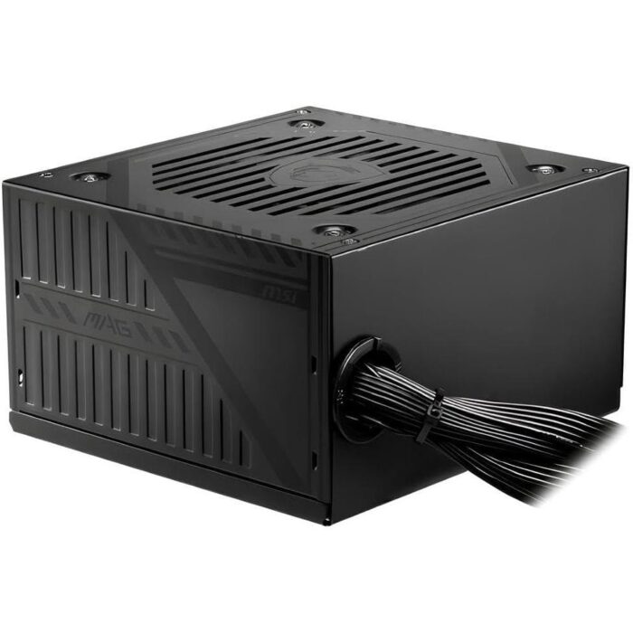 MSI MAG A650BNL 650W 80 Plus Bronze Power Supply Front View
