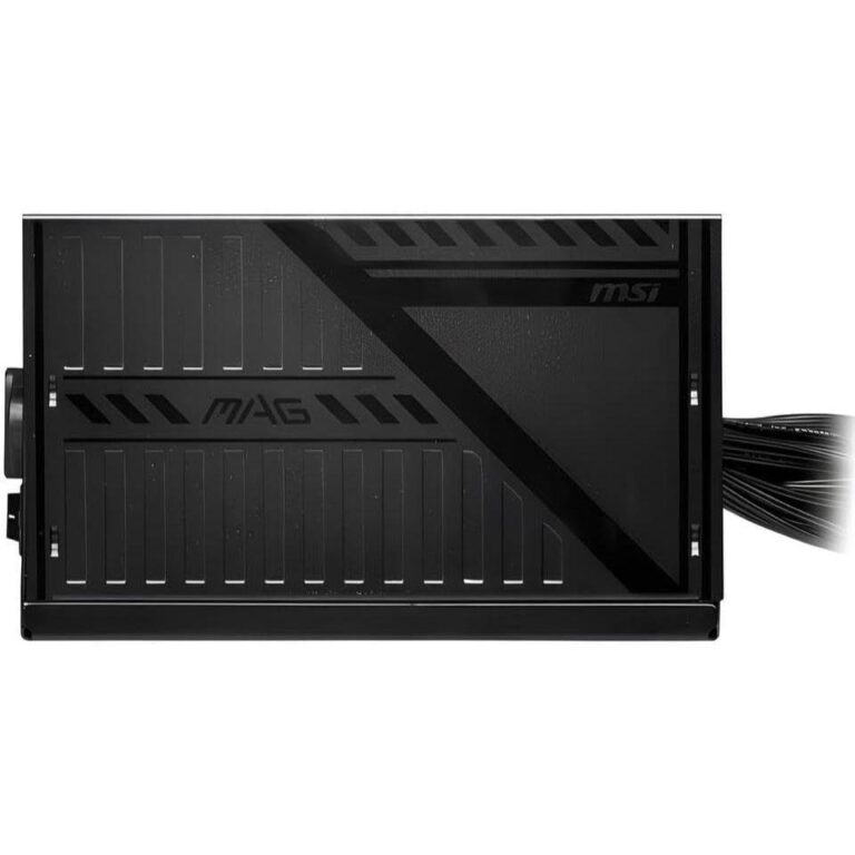 MSI MAG A650BNL 650W 80 Plus Bronze Power Supply Front View