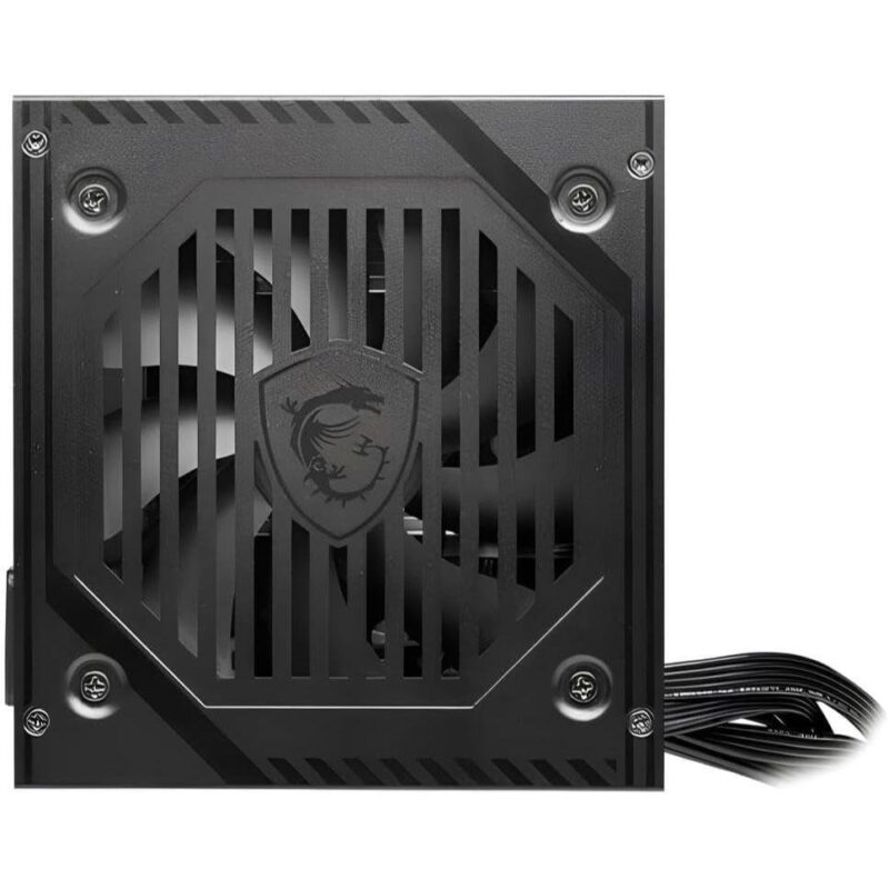 MSI MAG A650BNL 650W 80 Plus Bronze Power Supply Front View