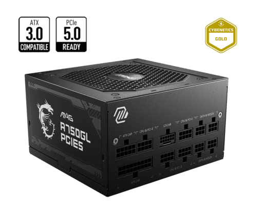 MSI MAG A750GL PCIE5 750W Power Supply Unit