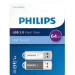 Philips 64GB USB 3.2 Flash Drive FM21UA – High-Speed Data Transfer in Sleek Design