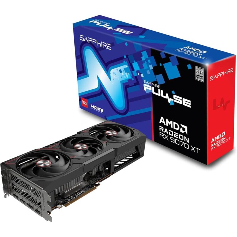 Sapphire Pulse AMD Radeon RX 9070 XT 16GB GDDR6 RDNA 4 Graphics Card