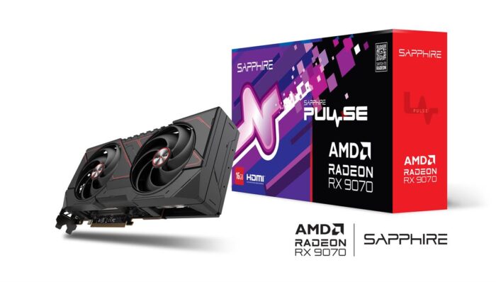 AMD Radeon RX 9070 Graphics Card with Dual-X Cooling