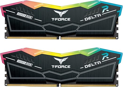 TEAMGROUP T-Force Delta RGB DDR5 RAM 32GB 6000MHz CL38 – Desktop Memory Module