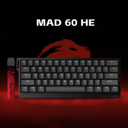 Madlion MAD60 HE Black 60% Gaming Keyboard
