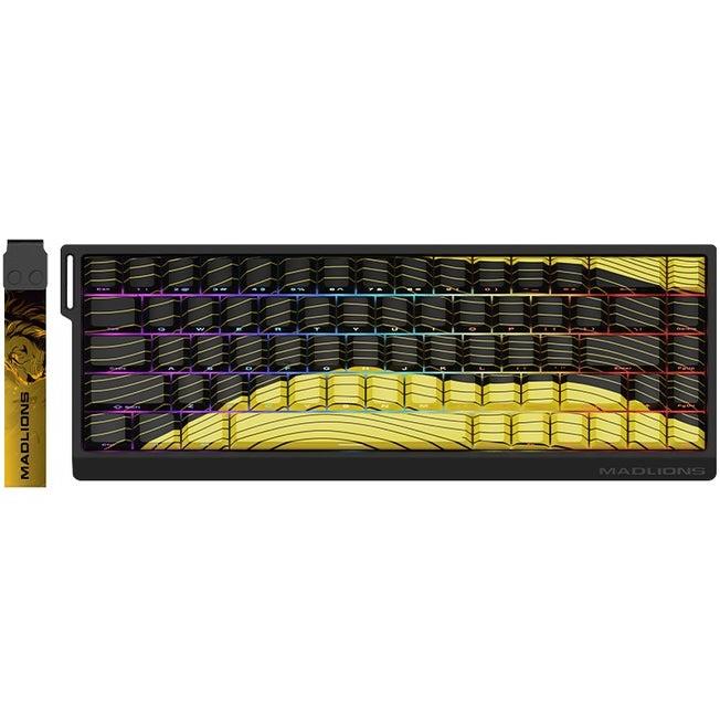 Madlion MAD68 HE Yellow 65% Gaming Keyboard