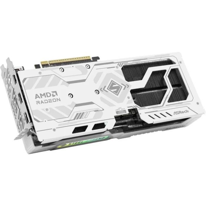 ASRock Radeon RX 9060 XT 8GB OC Graphics Card Front and Side View