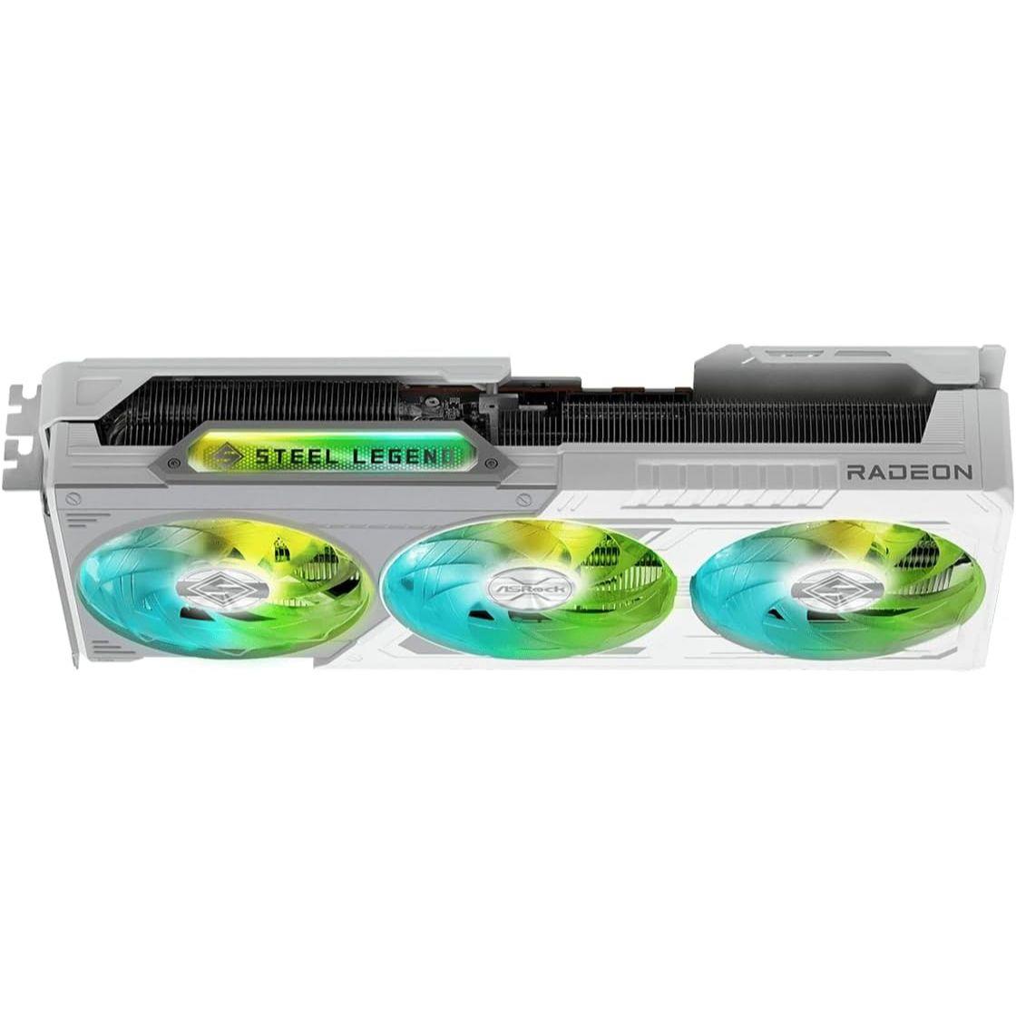 asrock-rx-9070-xt-steel-legend-white-gpu-price-in-pakistan-amirtraders.com.8 ASRock AMD Radeon RX 9070 XT Steel Legend 16GB White GPU
