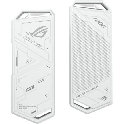 Asus Rog Strix Arion White M.2 NVMe SSD Enclosure with USB 3.2 Gen 2 and ARGB