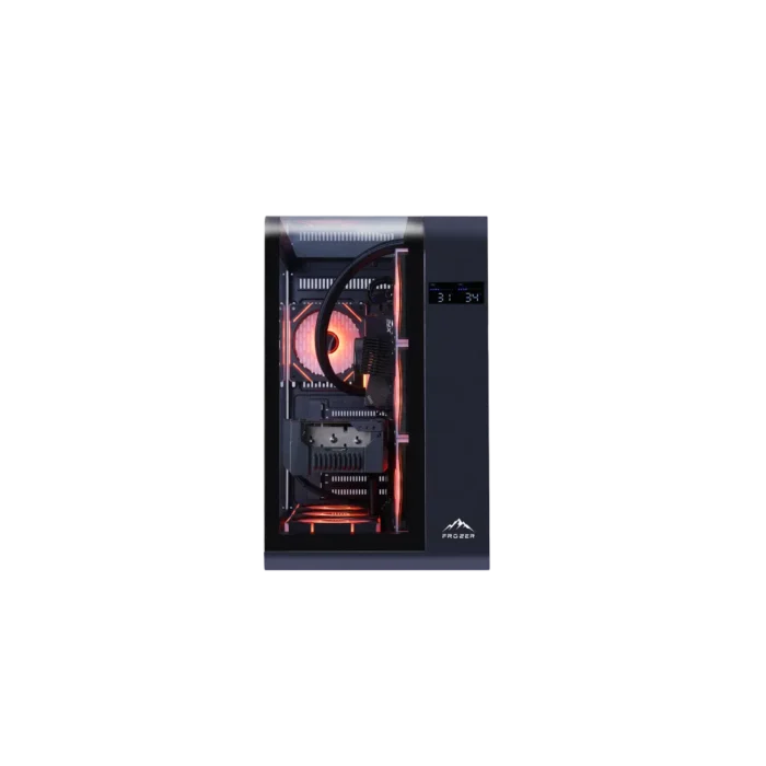 FROZER Infinity Plus ATX PC Case Black with 4 ARGB Fans