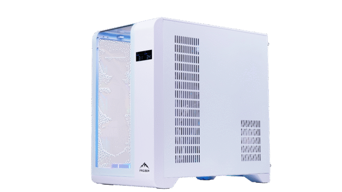 FROZER Infinity Plus ATX PC Case White with ARGB Infinity Mirror Fans