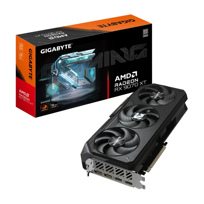 GIGABYTE RX 9070XT 16GB GDDR6 Gaming Graphics Card