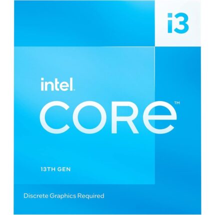 Intel Core i3-13100F 13th Gen Processor Box Packaging