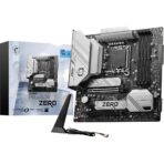 MSI B760M Project Zero DDR5 Gaming Motherboard with Wi-Fi 6E and PCIe 5.0